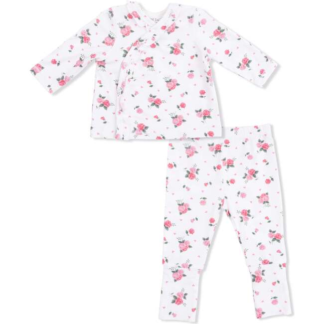 Pink Rosettes, Take Me Home Set with Convertible Pant