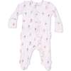 Petite Ballet , 2 Way Ruffle Front Zipper Footie - Footie Pajamas - 2 - thumbnail