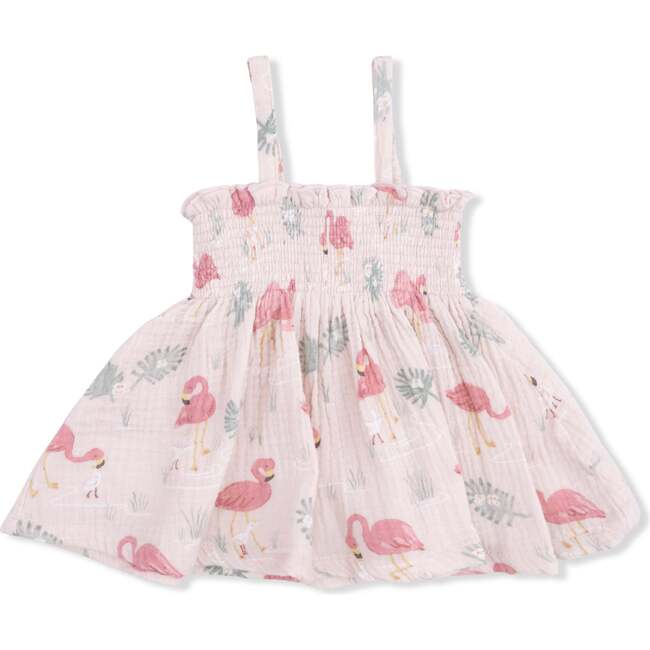 Flamingos, Smocked Top & Smocked Waist Pants