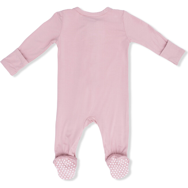 Solid Peachskin, 2 Way Zipper Footie