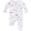 Sailor Sea Creatures, 2 Way Zipper Footie - Footie Pajamas - 1 - thumbnail