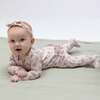 Edith's Rose Garden, 2 Way Ruffle Back Zipper Footie - Footie Pajamas - 1 - thumbnail
