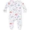 Sailor Sea Creatures, 2 Way Zipper Footie - Footie Pajamas - 2