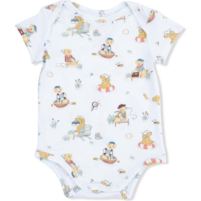 Lake Buddy Dogs, Short Sleeve Bodysuit