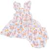 Citrus Floral , Baby Doll Tunic and Bloomer Set - Mixed Apparel Set - 1 - thumbnail