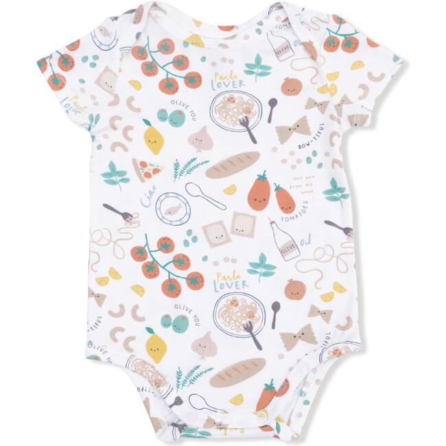 Pasta Lovers, Short Sleeve Bodysuit