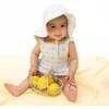 Lovely Lemons, Ric Rac Ruffle Sunsuit - Rompers - 1 - thumbnail