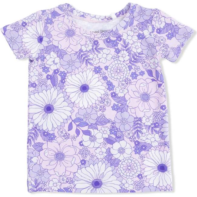 Lacy Lavender Floral, Loungewear Short Set