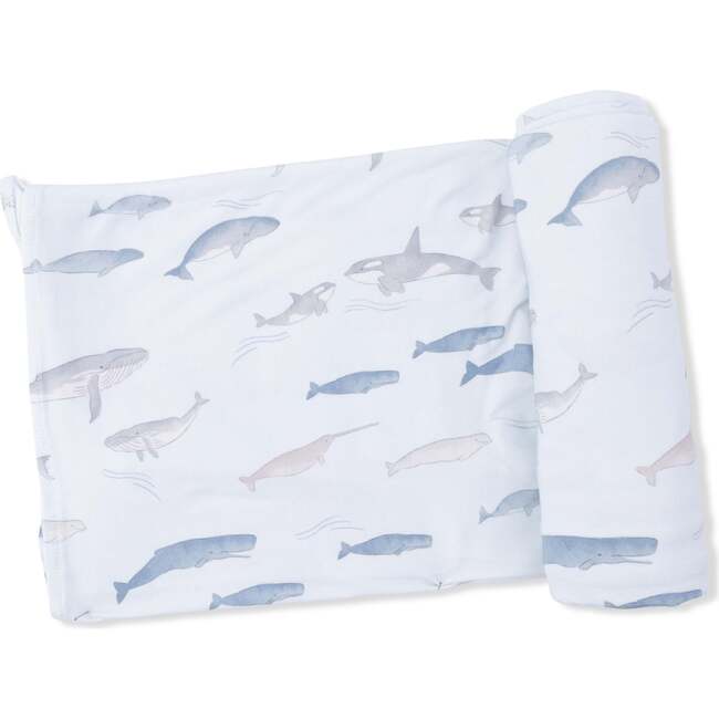 Little Whales, Swaddle Blanket