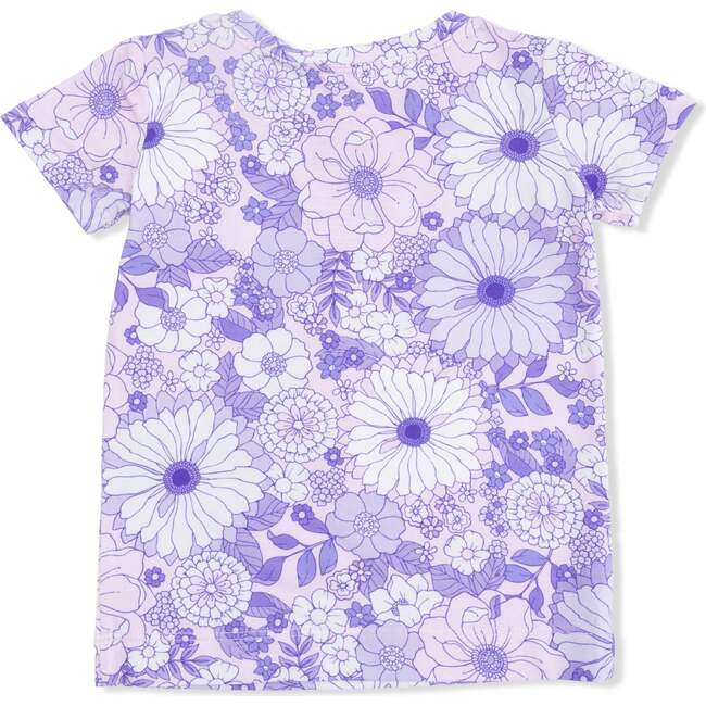Lacy Lavender Floral, Loungewear Short Set - Mixed Apparel Set - 3
