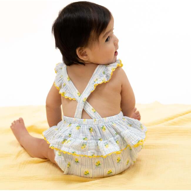 Lovely Lemons, Ric Rac Ruffle Sunsuit