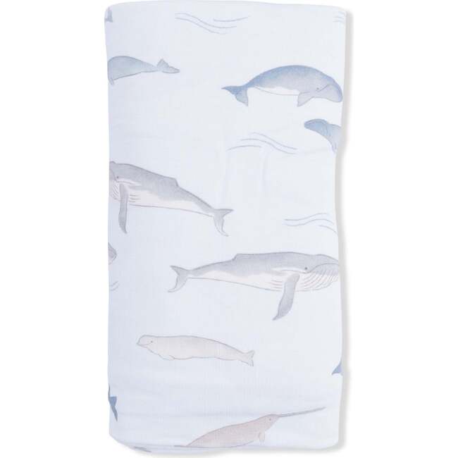 Little Whales, Swaddle Blanket