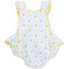 Lovely Lemons, Ric Rac Ruffle Sunsuit - Rompers - 3