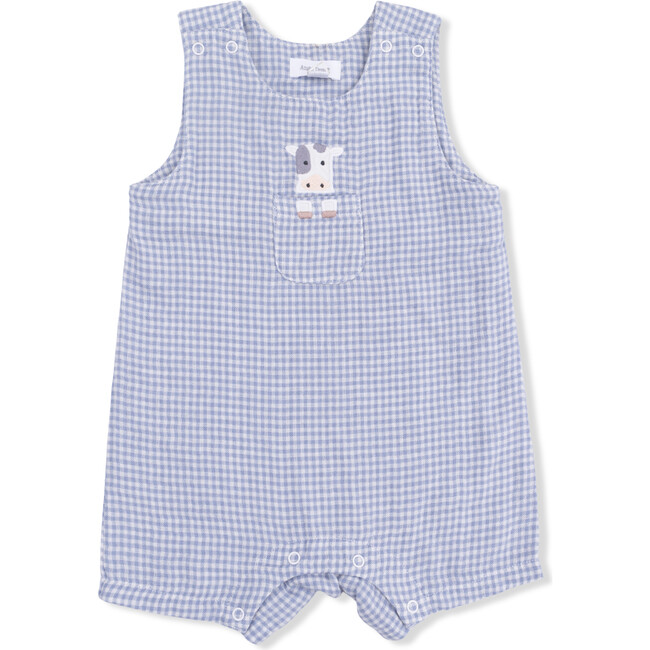 Cute Farm Animals Applique , Jon Jon with Short Sleeve Bodysuit