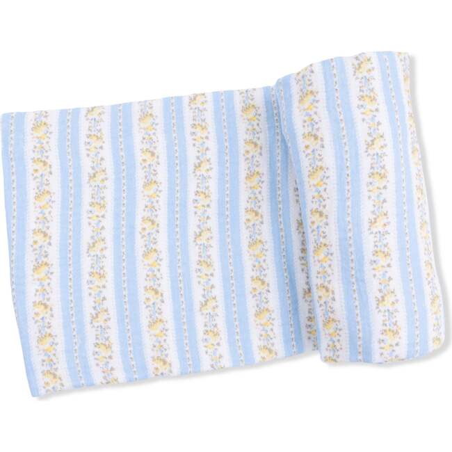 Odalys Floral Stripe, Swaddle Blanket