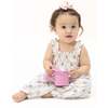 Heirloom Rose Stripe, Ruffly Strap Overall - Overalls - 1 - thumbnail