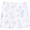 Floral Sea Creatures, Loungewear Short Set - Mixed Apparel Set - 3