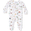 Cute Farm Animals Uni, 2 Way Zipper Footie - Footie Pajamas - 2
