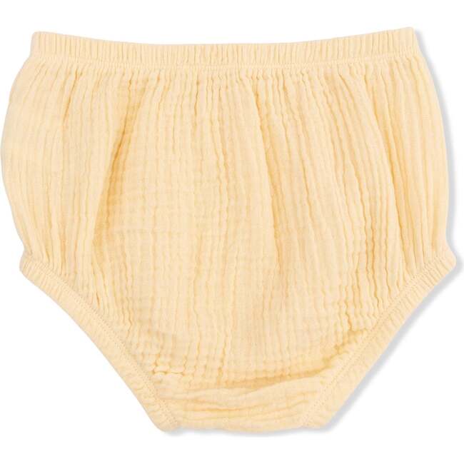 Micro Gingham Blue Blizzard, Infant Dress with Bow and Bloomer - Dresses - 4