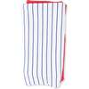 Baseball Stripe, 2 Ply Blanket with Binding - Blankets - 2