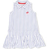 Baseball Stripe, Polo Dress with Cartwheel Short - Dresses - 2