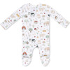 Cute Farm Animals Uni, 2 Way Zipper Footie - Footie Pajamas - 3