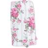Cabbage Rose Stripe, Ruffle Blanket - Blankets - 2