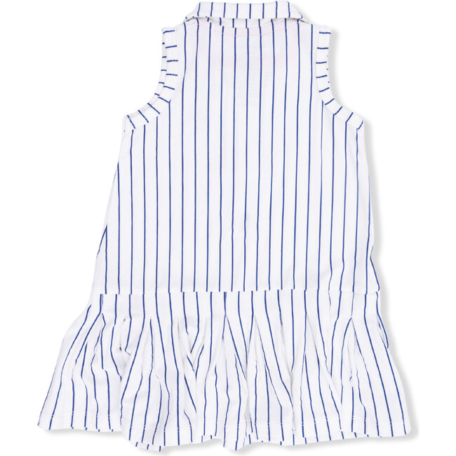 Baseball Stripe, Polo Dress with Cartwheel Short - Dresses - 3