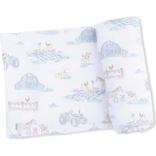 Farm Animal Party, Swaddle Blanket