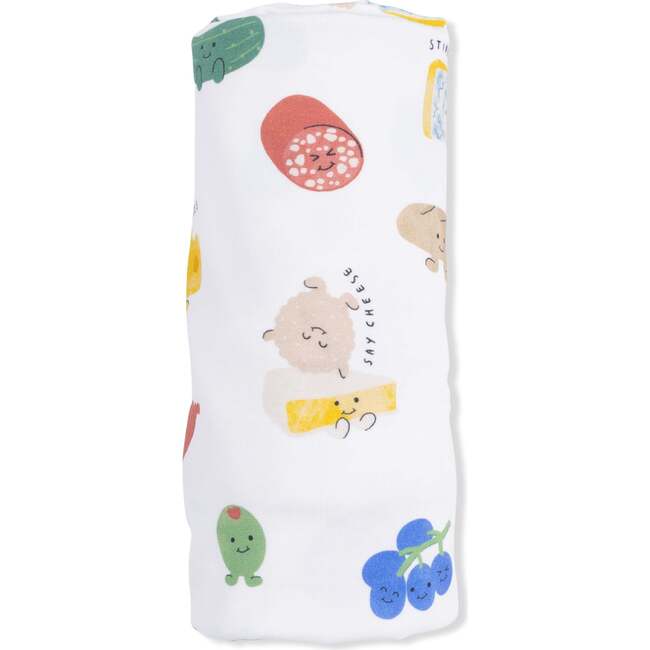 Charcuterie Cuties, Swaddle Blanket
