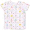 Spring Blooms Bow Trellis, Loungewear Short Set - Mixed Apparel Set - 2