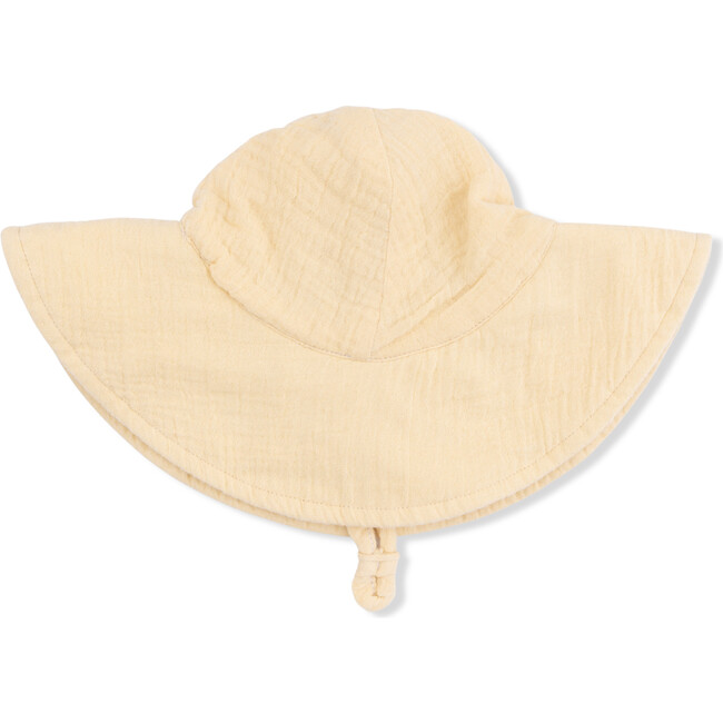 Solid Muslin Italian Straw, Wide Brim Sun Hat