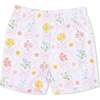 Spring Blooms Bow Trellis, Loungewear Short Set - Mixed Apparel Set - 3