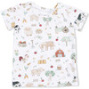 Cute Farm Animals Uni, Short Sleeve Loungewear Set - Mixed Apparel Set - 2