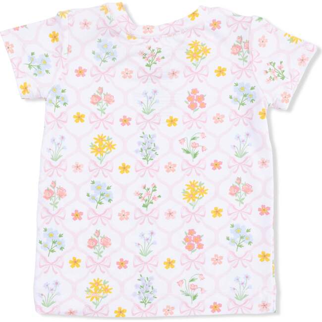 Spring Blooms Bow Trellis, Loungewear Short Set - Mixed Apparel Set - 4