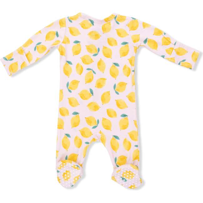 Sunny Lemons, 2 Way Zipper Footie