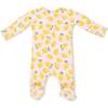 Sunny Lemons, 2 Way Zipper Footie - Footie Pajamas - 2