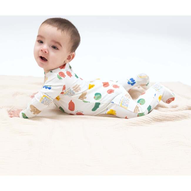 Charcuterie Cuties, 2 Way Zipper Footie