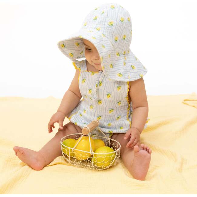 Lovely Lemons, Wide Brim Sun Hat