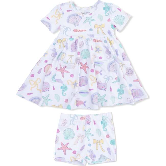 Beach Days, Twirly Dress with Cartwheel Short