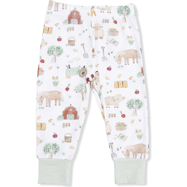Cute Farm Animals Uni, Short Sleeve Loungewear Set - Mixed Apparel Set - 4