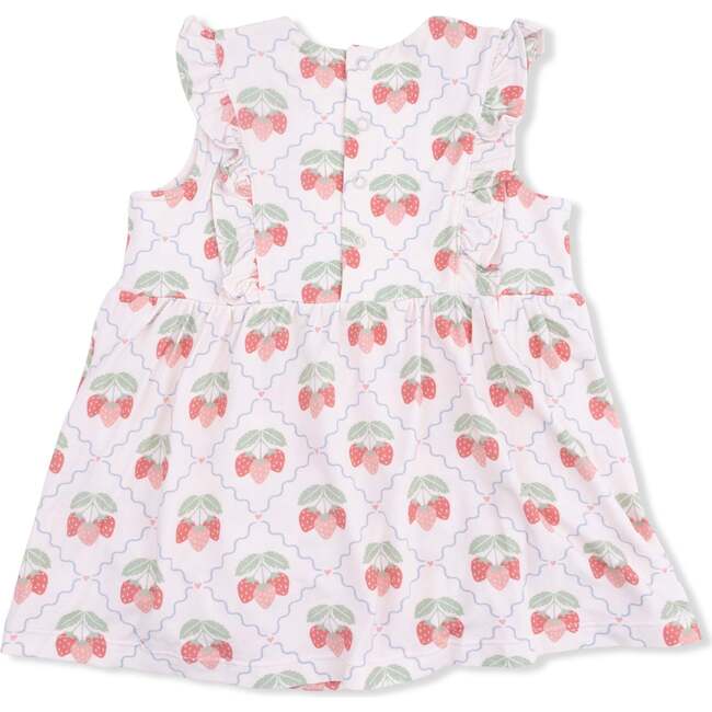 Sweet Strawberries, Ruffle Bodysuit Dress