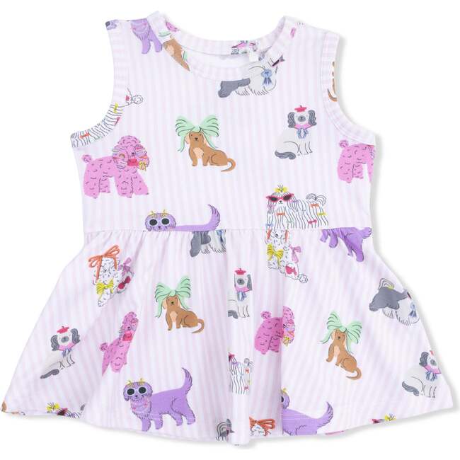 Fancy Dogs, Peplum Tank Top and Bike Short