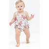 Cabbage Rose Stripe, Ruffle Sunsuit - Rompers - 1 - thumbnail