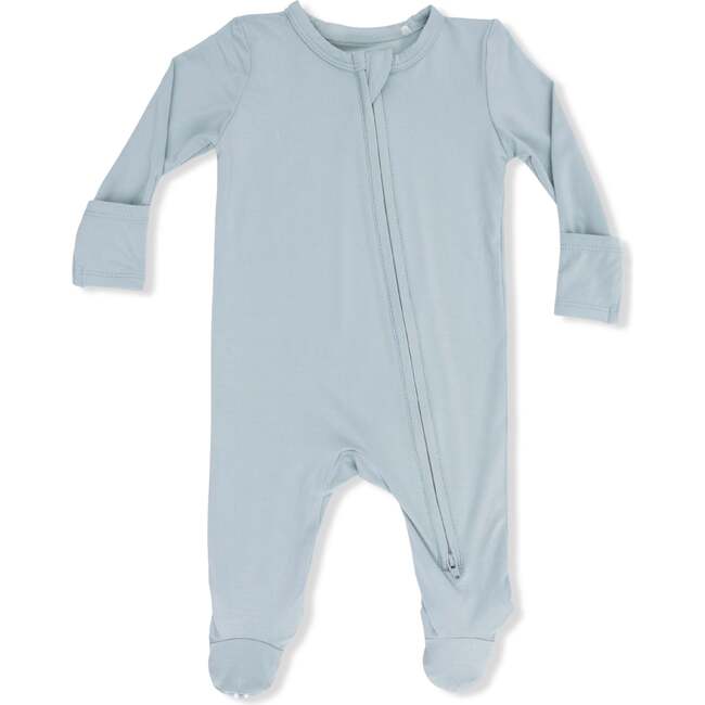 Solid Jadeite, 2 Way Zipper Footie