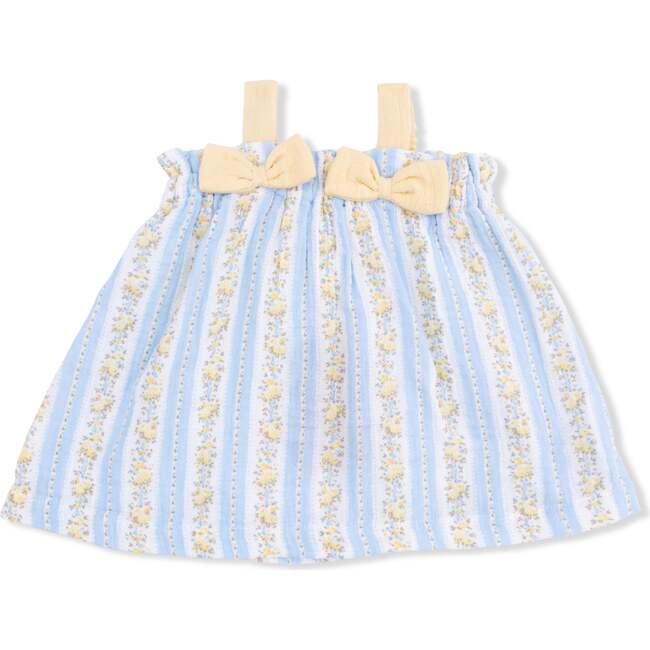Odalys Floral Stripe, Top with Bows and Ruffle Leg Bloomer - Mixed Apparel Set - 3