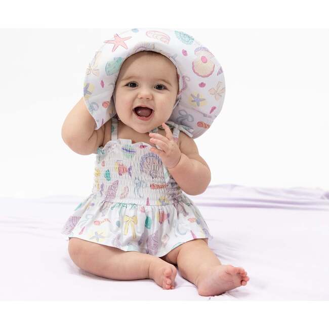 Beach Days, Smocked Bubble with Skirt