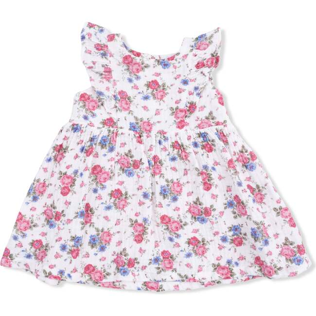 Cabbage Roses, Ruffle Sleeve Dress and Bloomer - Dresses - 4