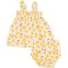 Sunny Lemons, Ruffly Strap Top and Bloomer - Mixed Apparel Set - 1 - thumbnail
