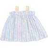 Odalys Floral Stripe, Top with Bows and Ruffle Leg Bloomer - Mixed Apparel Set - 4